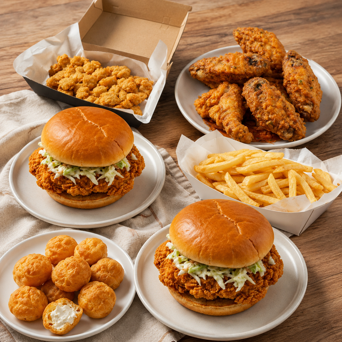Signature Chicken Burger Party Box (Suited for 5 Pax)