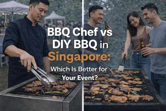 on-site BBQ catering chef service Singapore