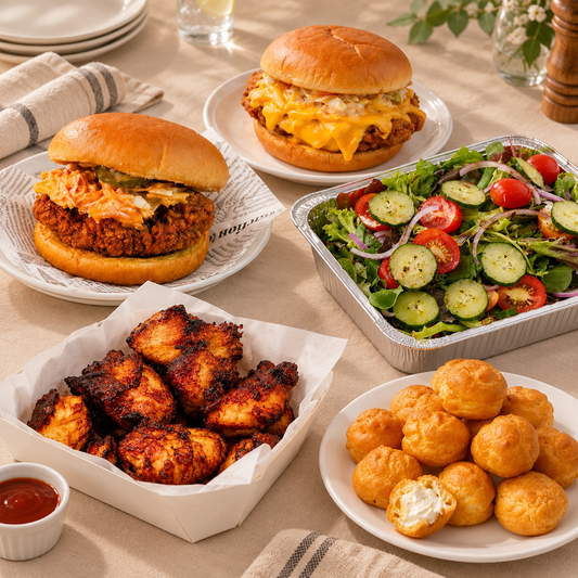 Premium Korean Burger Bundle (Suited for 5 Pax)