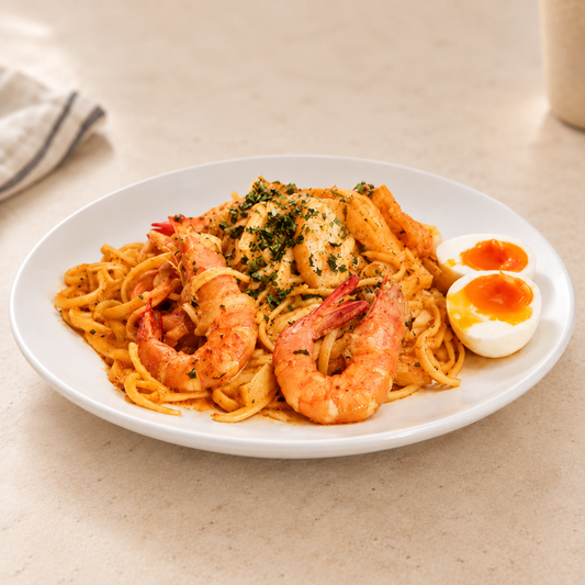 Laksa Pasta With Prawns and Egg (180g)