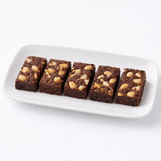 Brownie with Macadamia Nuts (5 pieces)