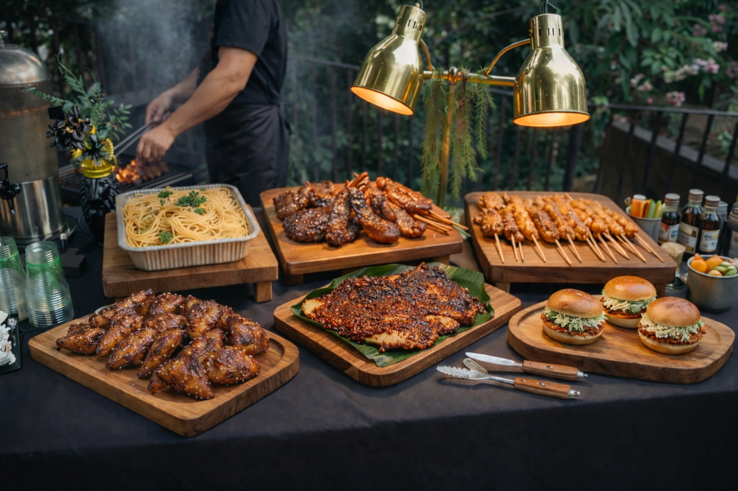 Smokehouse's Classic BBQ Live Station