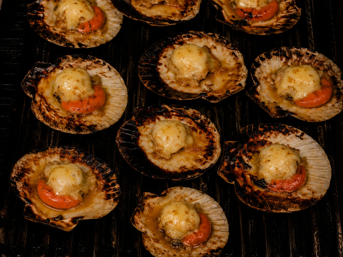 Cheesy Half Shell Scallop (500g)