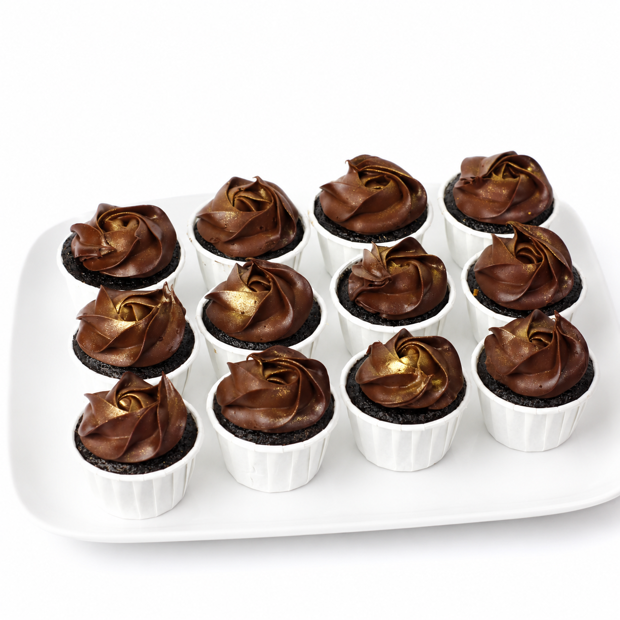 Mini Chocolate Cupcakes (12 pieces)
