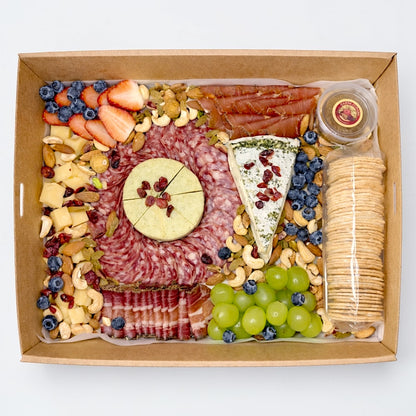 Large Specialty Signature Platter box — charcuterie board with cold cuts, artisanal cheese, fruits and crackers Singapore