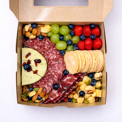 Petite Specialty Signature Platter box — meat and cheese platter with cold cuts, cheese and fruits Singapore