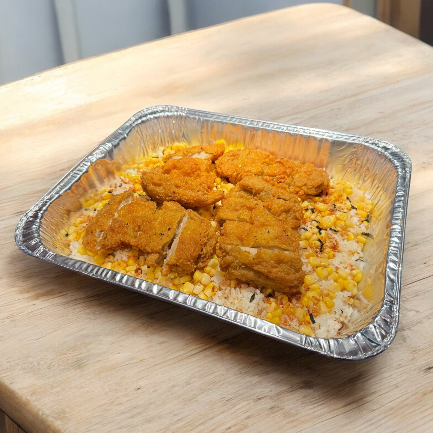Special Chicken Cutlet Carbowl with Corn 800g (A4 Tray)