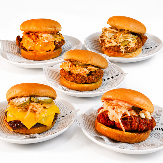 Premium Chicken Burger Bundle (Minimum 5 Burgers)