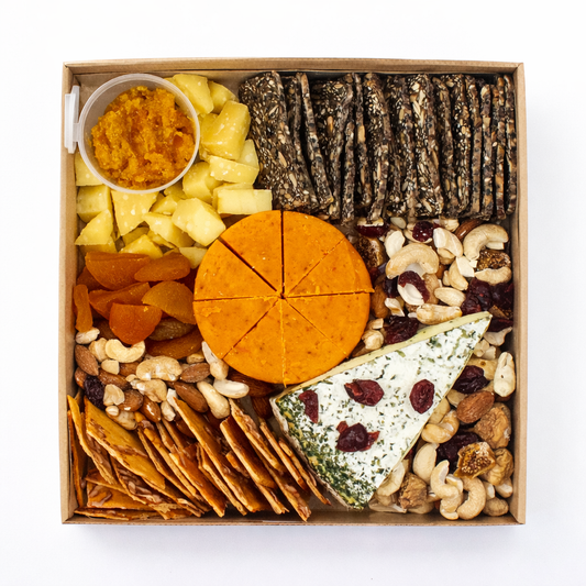 Regular Cheese Platter box — artisanal cheese board with crackers and condiments Singapore