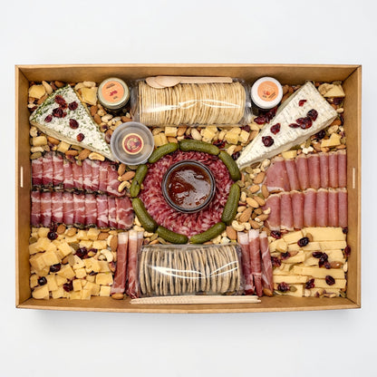 The Connoisseur's Board large charcuterie board — cold cuts, artisanal cheese and crackers for corporate events Singapore