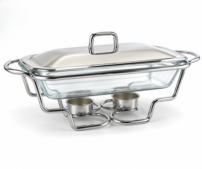 Metal/Glass Chafing Dish